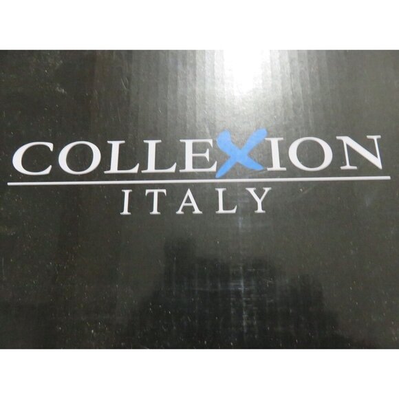 Collexion Italy Black Italian Leather Dress Loafers shoes Size 40 or US 9 - Picture 8 of 9